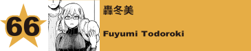 66. 轟冬美
Fuyumi Todoroki