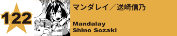 124. マンダレイ／送崎信乃
Mandalay / Shino Sozaki 