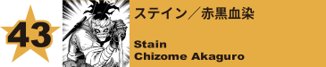 43. ジェントル・クリミナル／飛田弾柔郎
Gentle Criminal / Danjuro Tobita