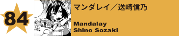 84. マンダレイ／送崎信乃
Mandalay / Shino Sozaki 