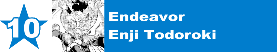 10. Endeavor / Enji Todoroki