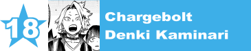 18. Chargebolt / Denki Kaminari