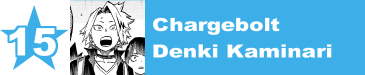 15. Chargebolt / Denki Kaminari