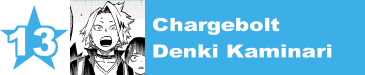 13. Chargebolt / Denki Kaminari