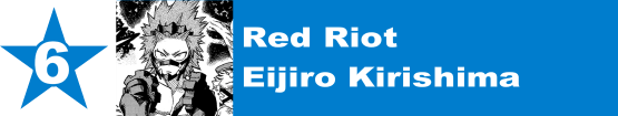 6. Red Riot / Eijiro Kirishima