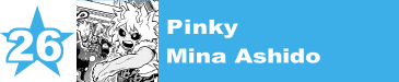 26. Pinky / Mina Ashido 