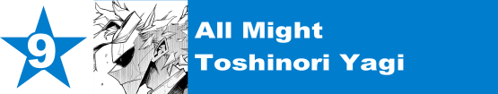 9. All Might / Toshinori Yagi