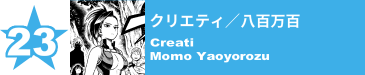 23. クリエティ／八百万百
Creati / Momo Yaoyorozu