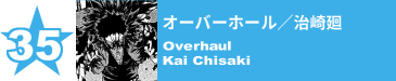 35. オーバーホール／治崎廻
Overhaul / Kai Chisaki