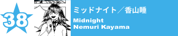 38. ミッドナイト／香山睡
Midnight / Nemuri Kayama