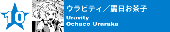 10. ウラビティ／麗日お茶子
Uravity / Ochaco Uraraka