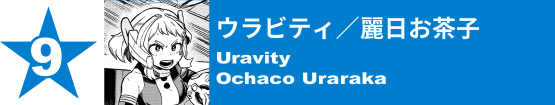 9. ウラビティ／麗日お茶子
Uravity / Ochaco Uraraka